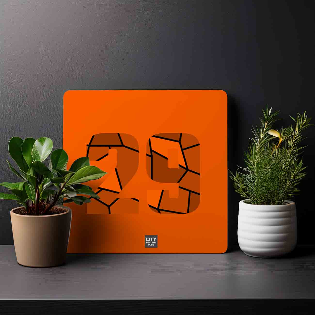 29 Number Mousepad (Orange)
