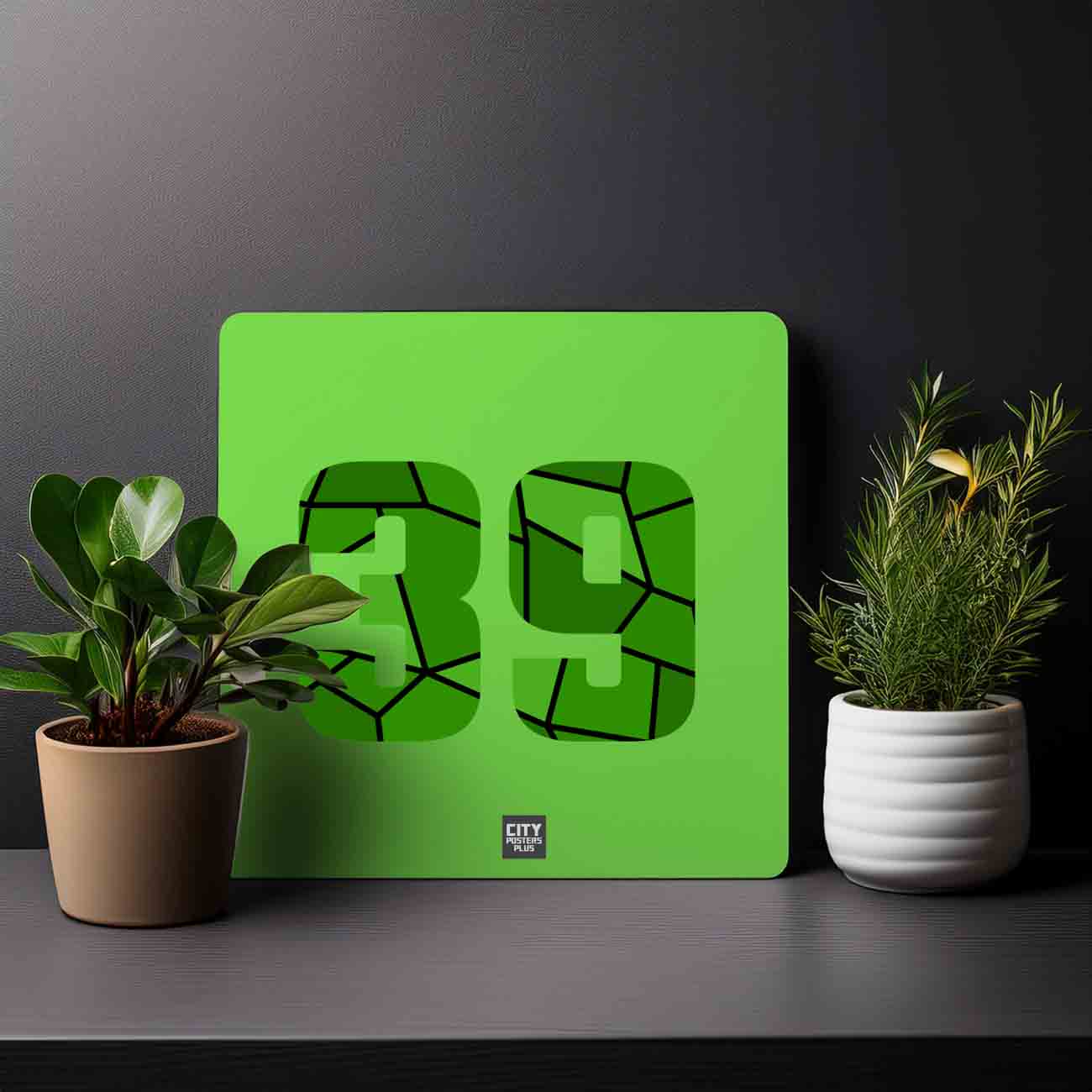 39 Number Mousepad (Liril Green)