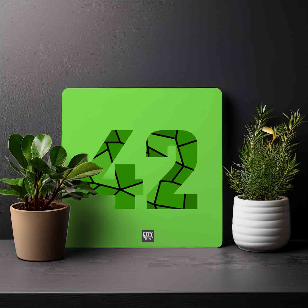 42 Number Mousepad (Liril Green)