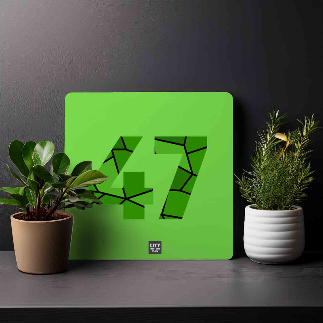 47 Number Mousepad (Liril Green)