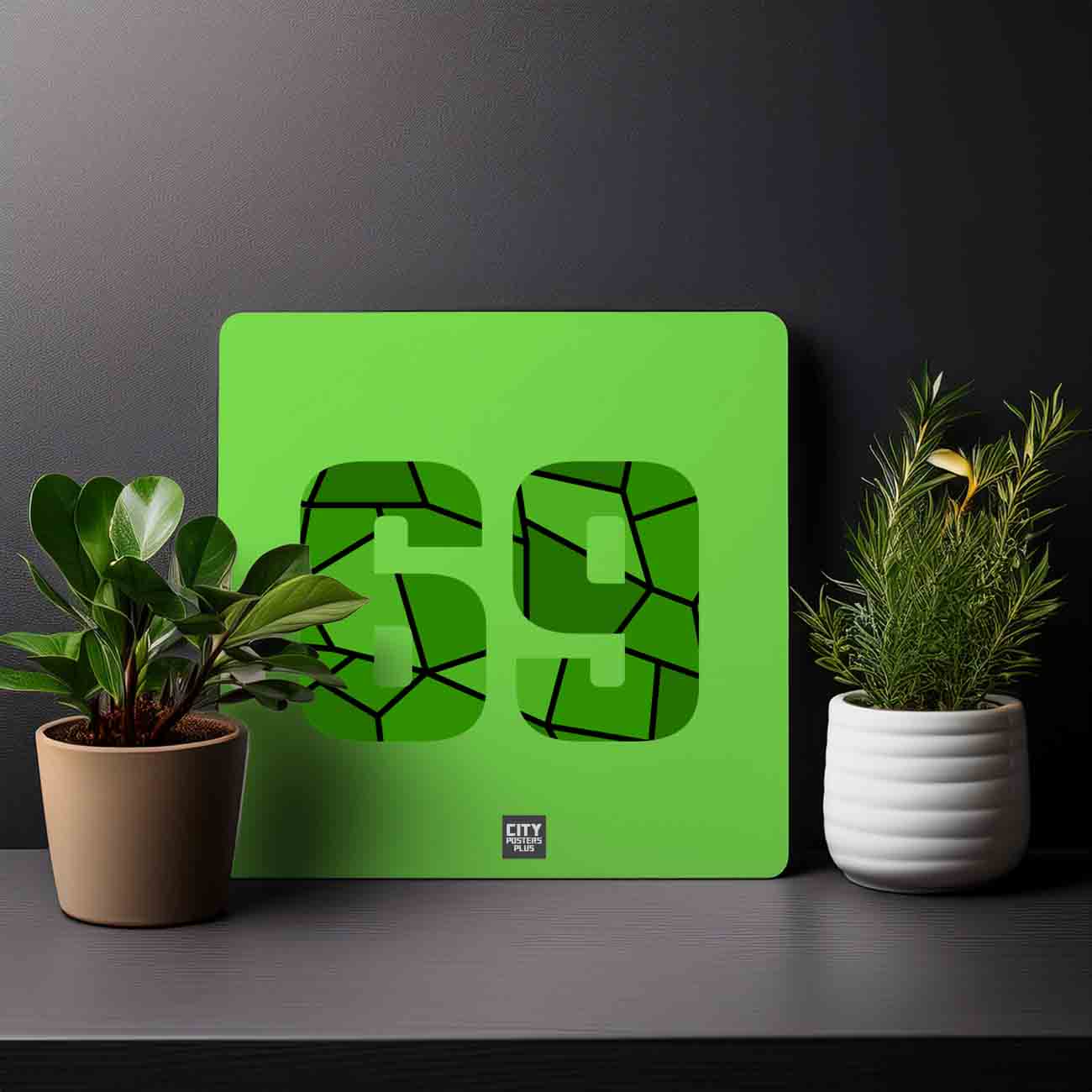69 Number Mousepad (Liril Green)
