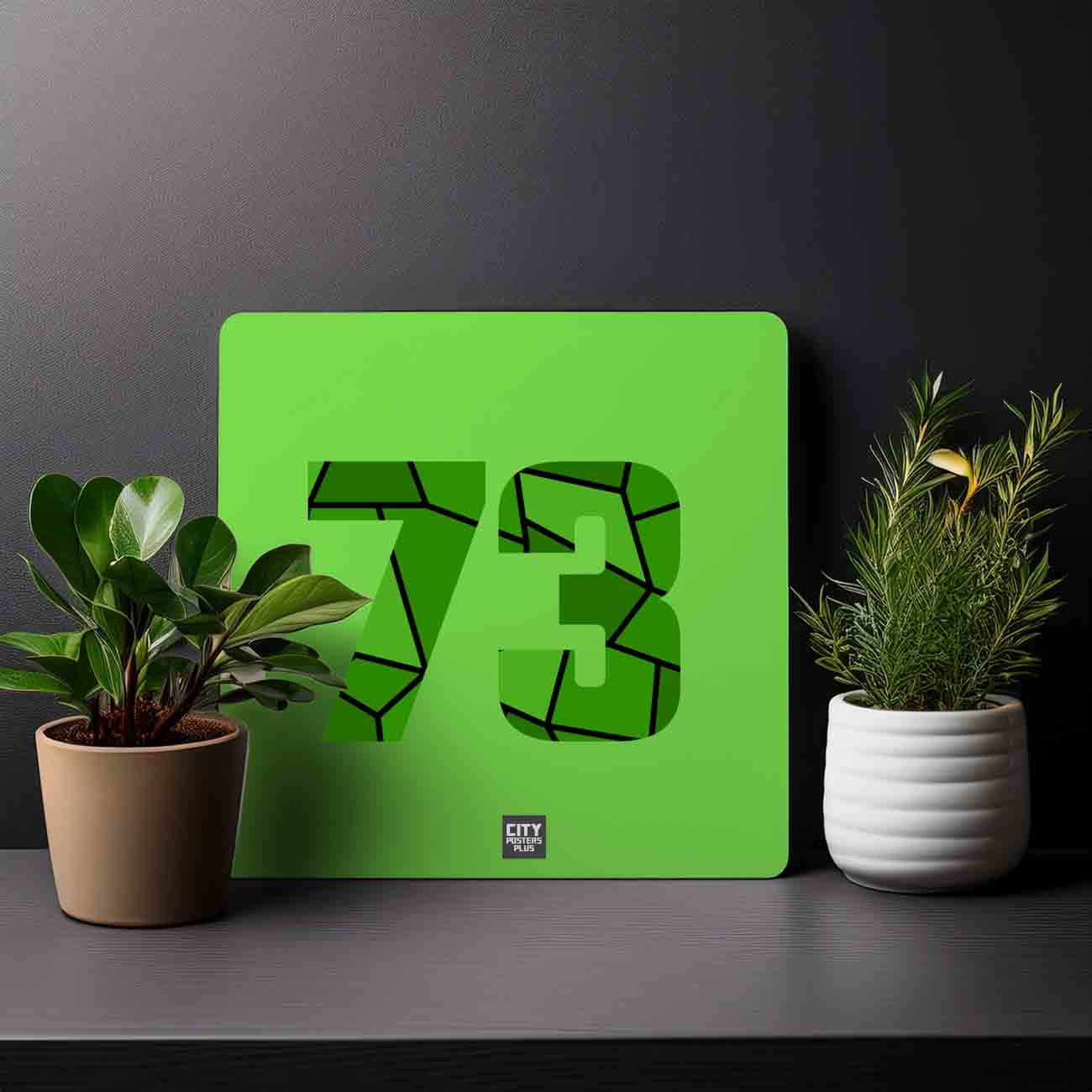 73 Number Mousepad (Liril Green)