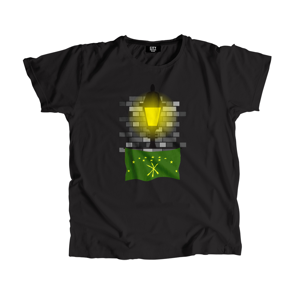 Adygea Street Lamp Bricks Men Unisex T-Shirt