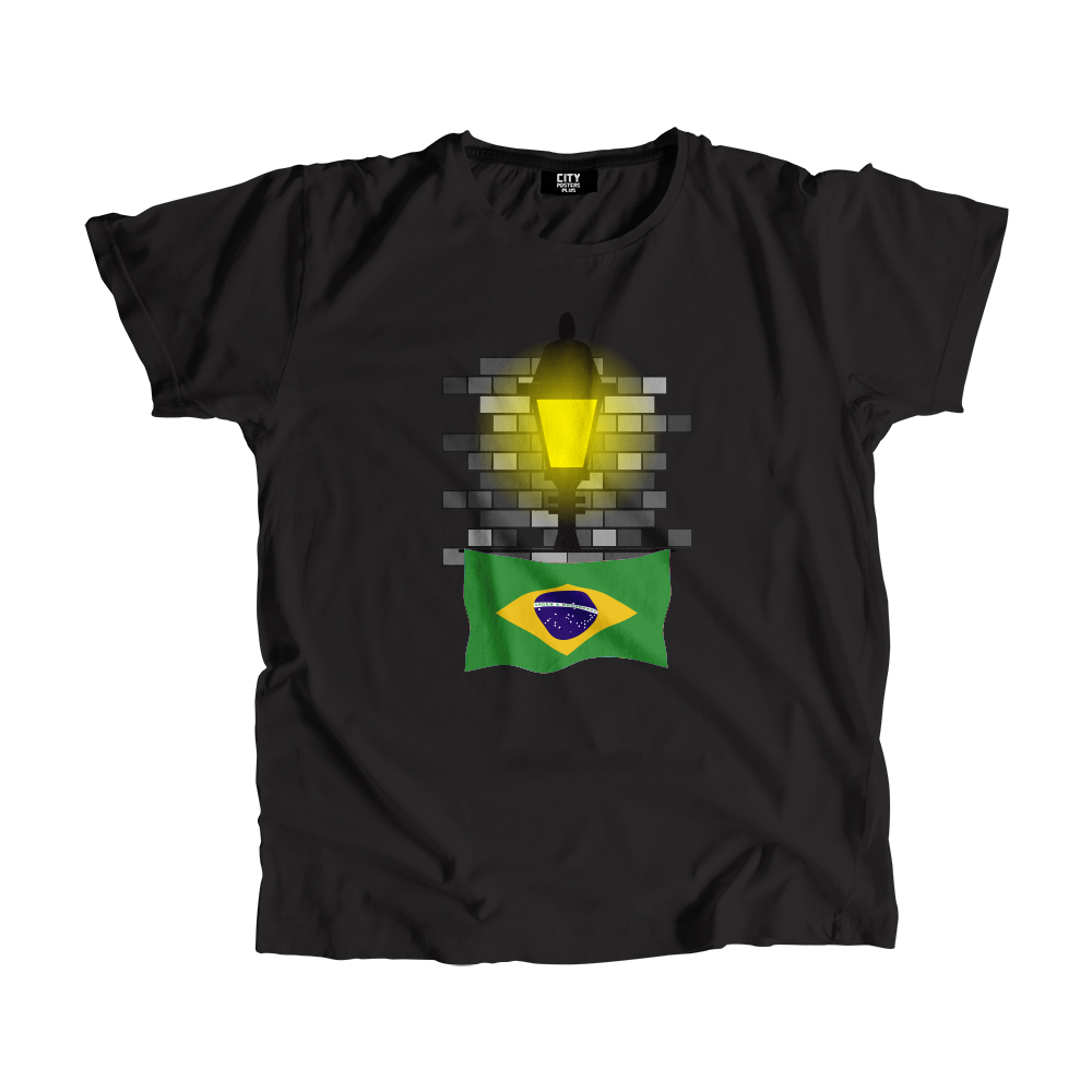 Brazil Street Lamp Bricks Men Unisex T-Shirt