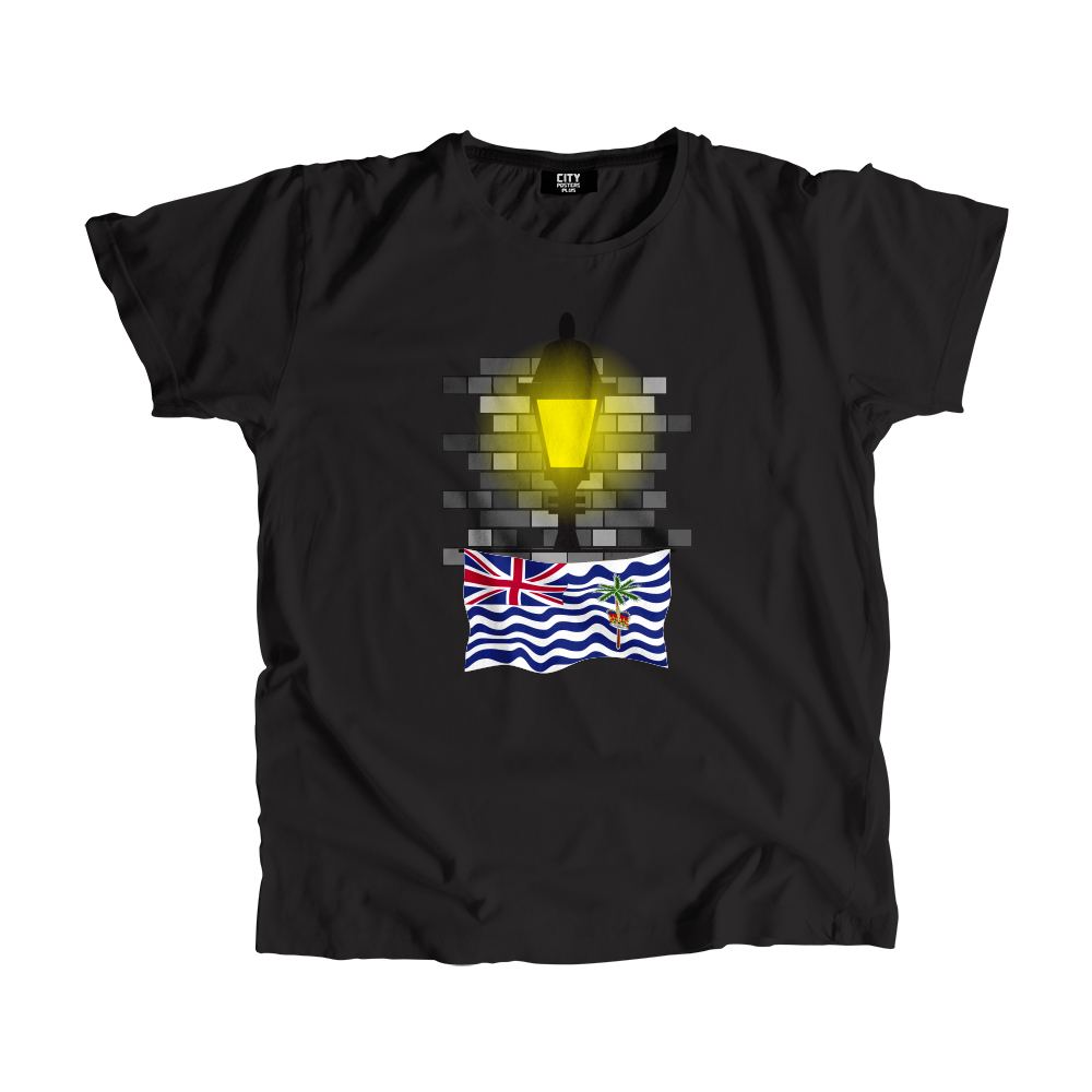 British Indian Ocean Territory Street Lamp Bricks Men Unisex T-Shirt