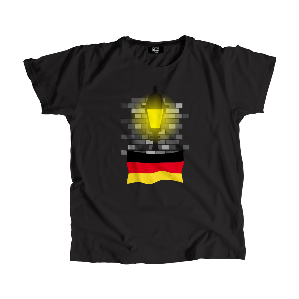 Germany Street Lamp Bricks Men Unisex T-Shirt