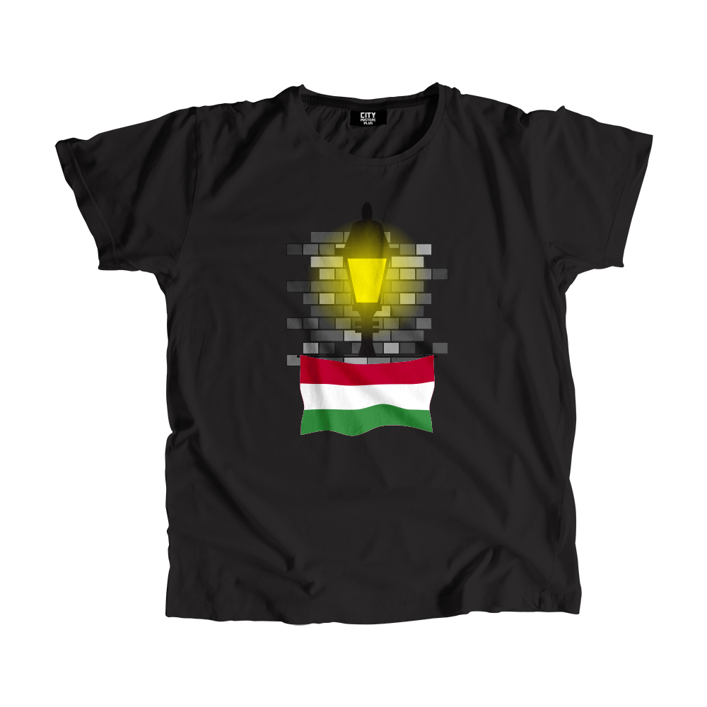 Hungary Street Lamp Bricks Men Unisex T-Shirt