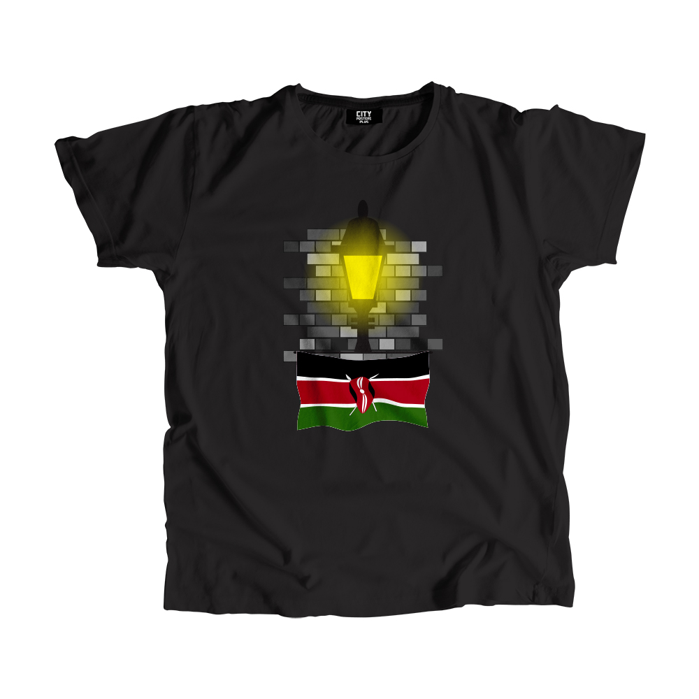 Kenya Street Lamp Bricks Men Unisex T-Shirt