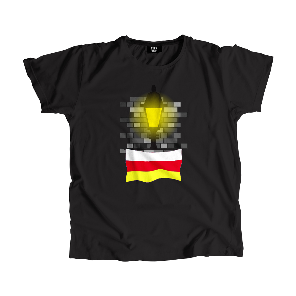 South Ossetia Street Lamp Bricks Men Unisex T-Shirt