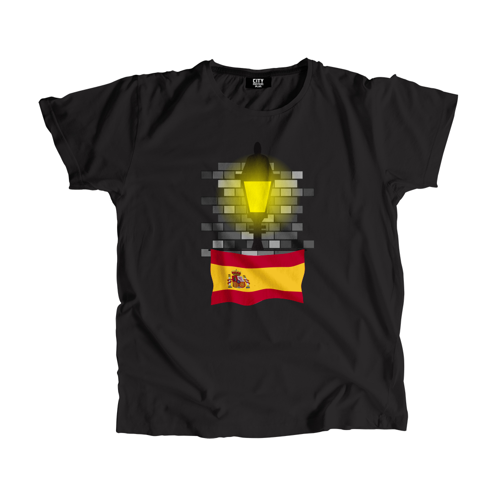 Spain Street Lamp Bricks Men Unisex T-Shirt