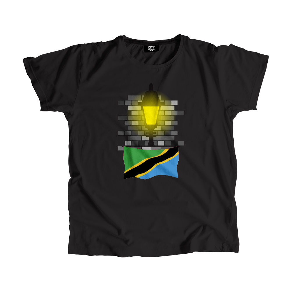 Tanzania Street Lamp Bricks Men Unisex T-Shirt