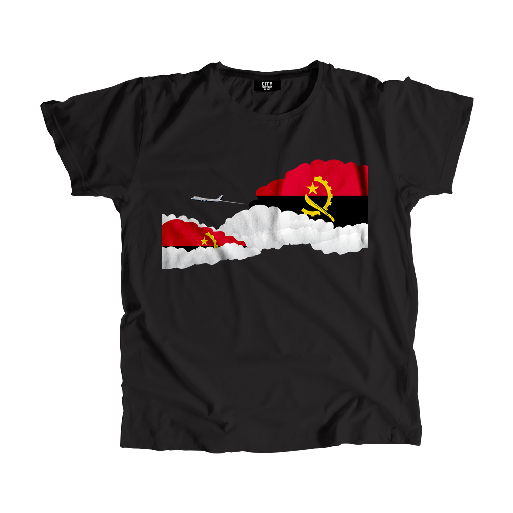 Angola Day Clouds Men Unisex T-Shirt