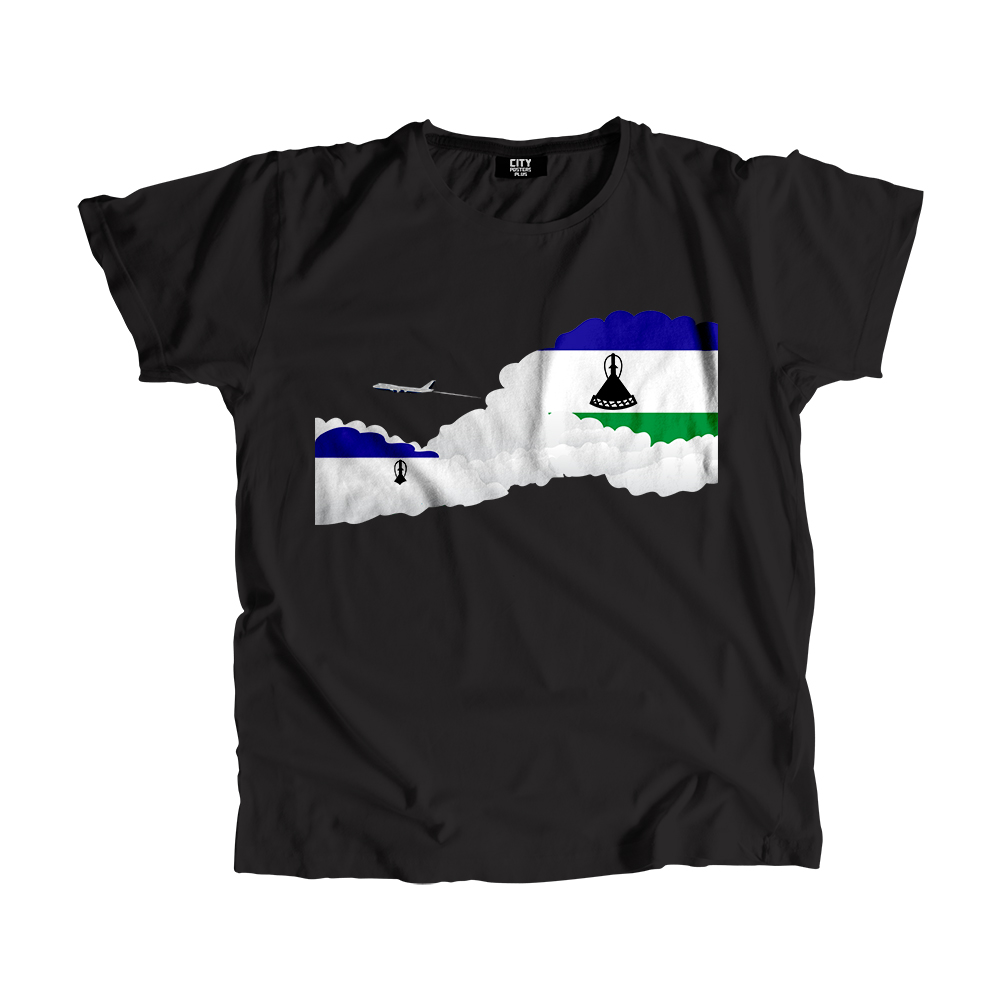 Lesotho Day Clouds Men Unisex T-Shirt