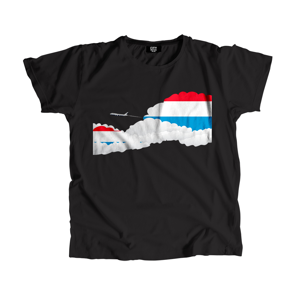 Luxembourg Day Clouds Men Unisex T-Shirt
