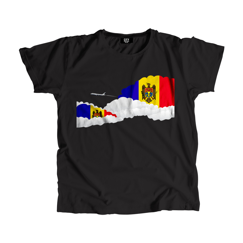 Moldova Day Clouds Men Unisex T-Shirt