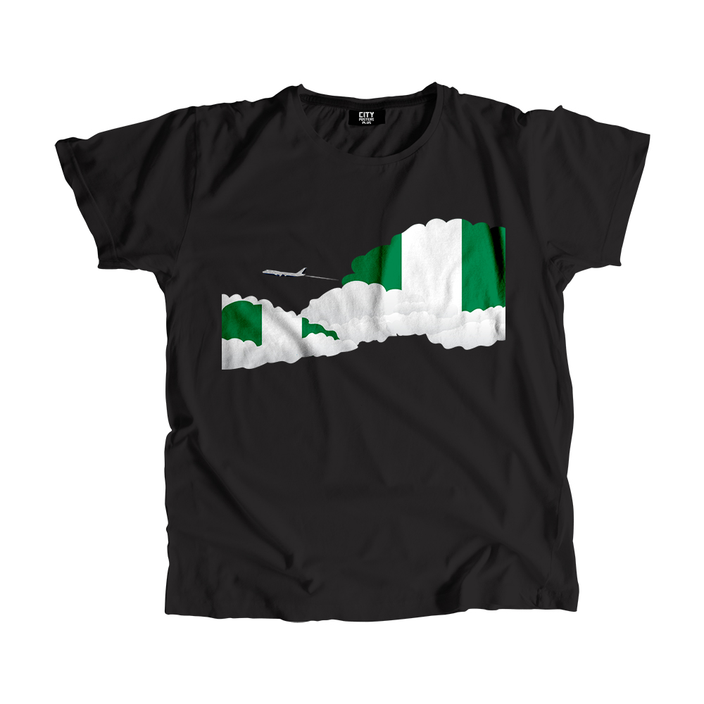 Nigeria Day Clouds Men Unisex T-Shirt
