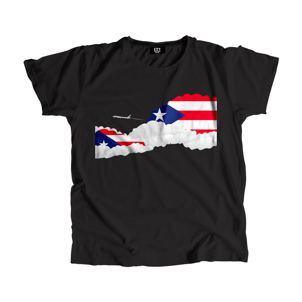 Puerto Rico Day Clouds Men Unisex T-Shirt