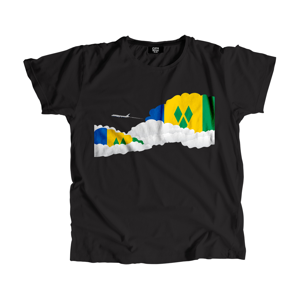 Saint Vincent and the Grenadines Day Clouds Men Unisex T-Shirt