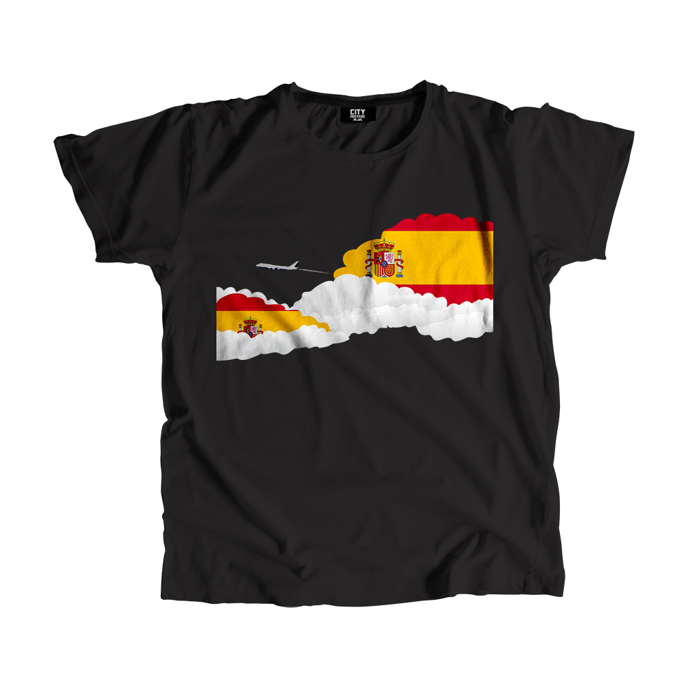 Spain Day Clouds Men Unisex T-Shirt