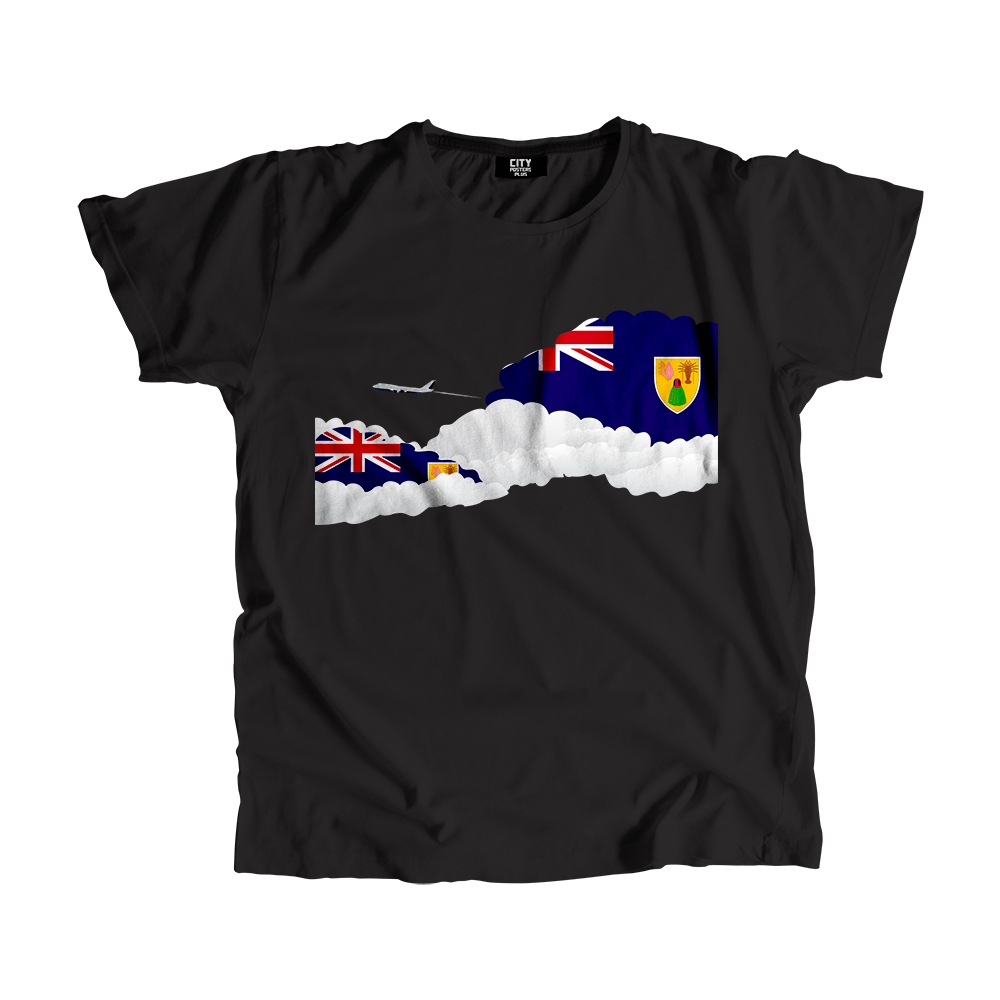 Turks and Caicos Islands Day Clouds Men Unisex T-Shirt