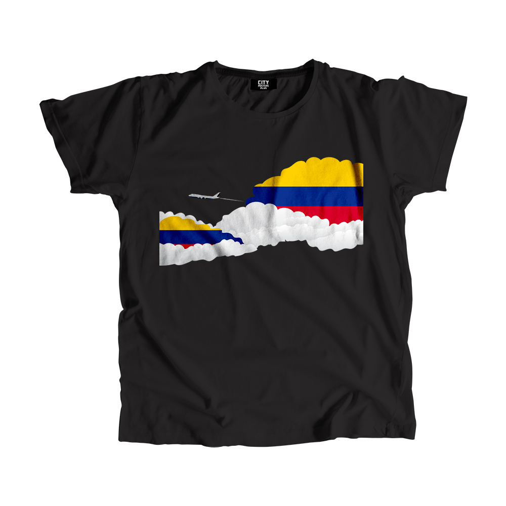 Colombia Day Clouds Men Unisex T-Shirt