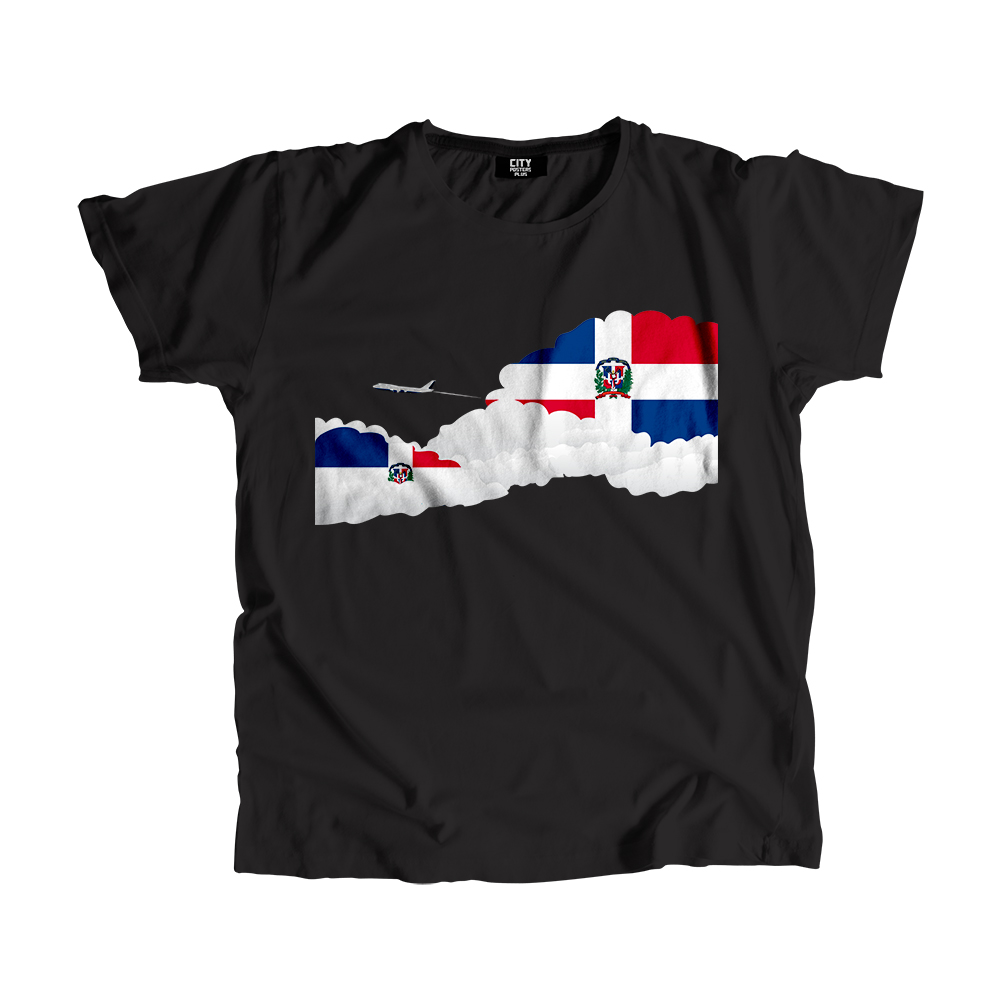 Dominican Republic Day Clouds Men Unisex T-Shirt