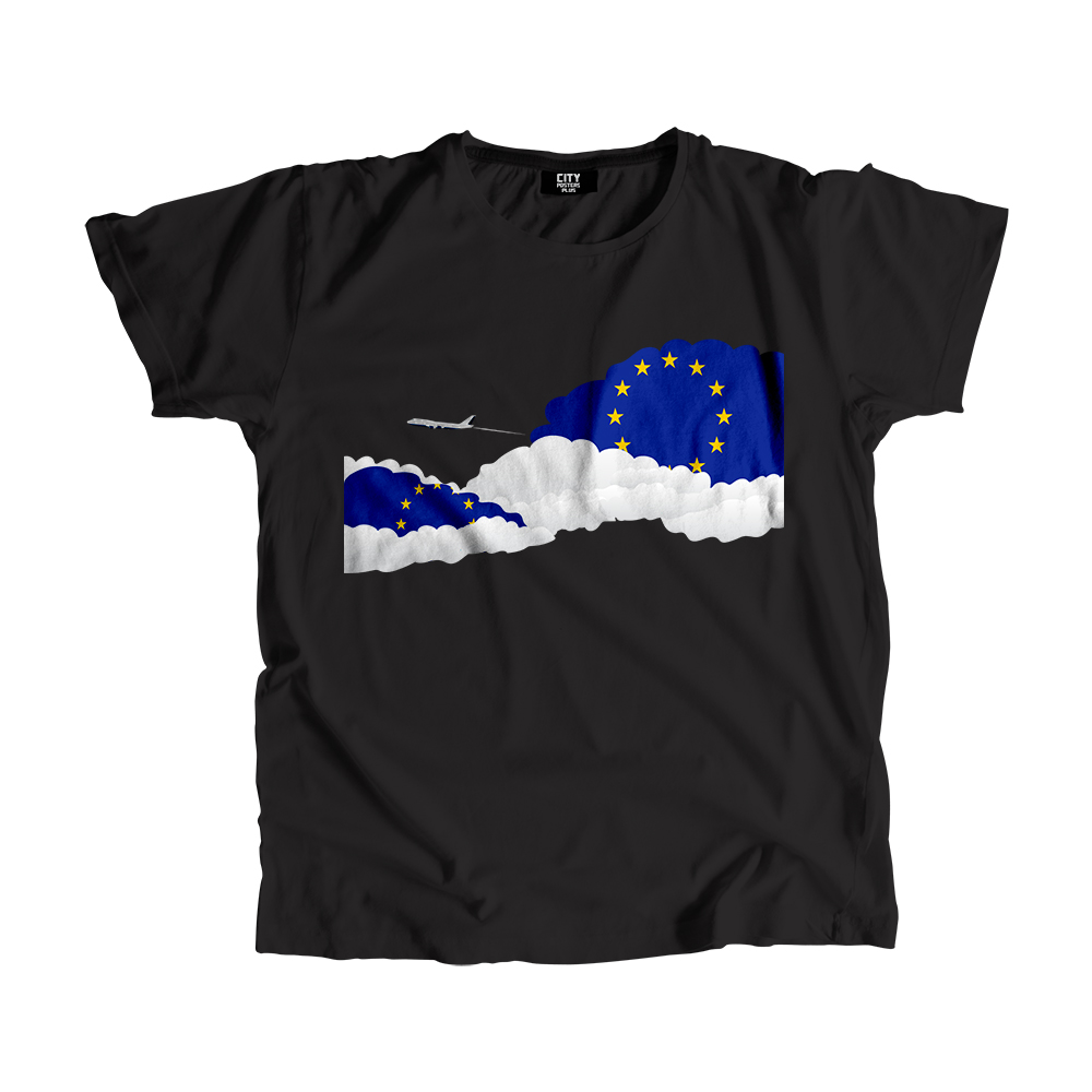 European Union Day Clouds Men Unisex T-Shirt