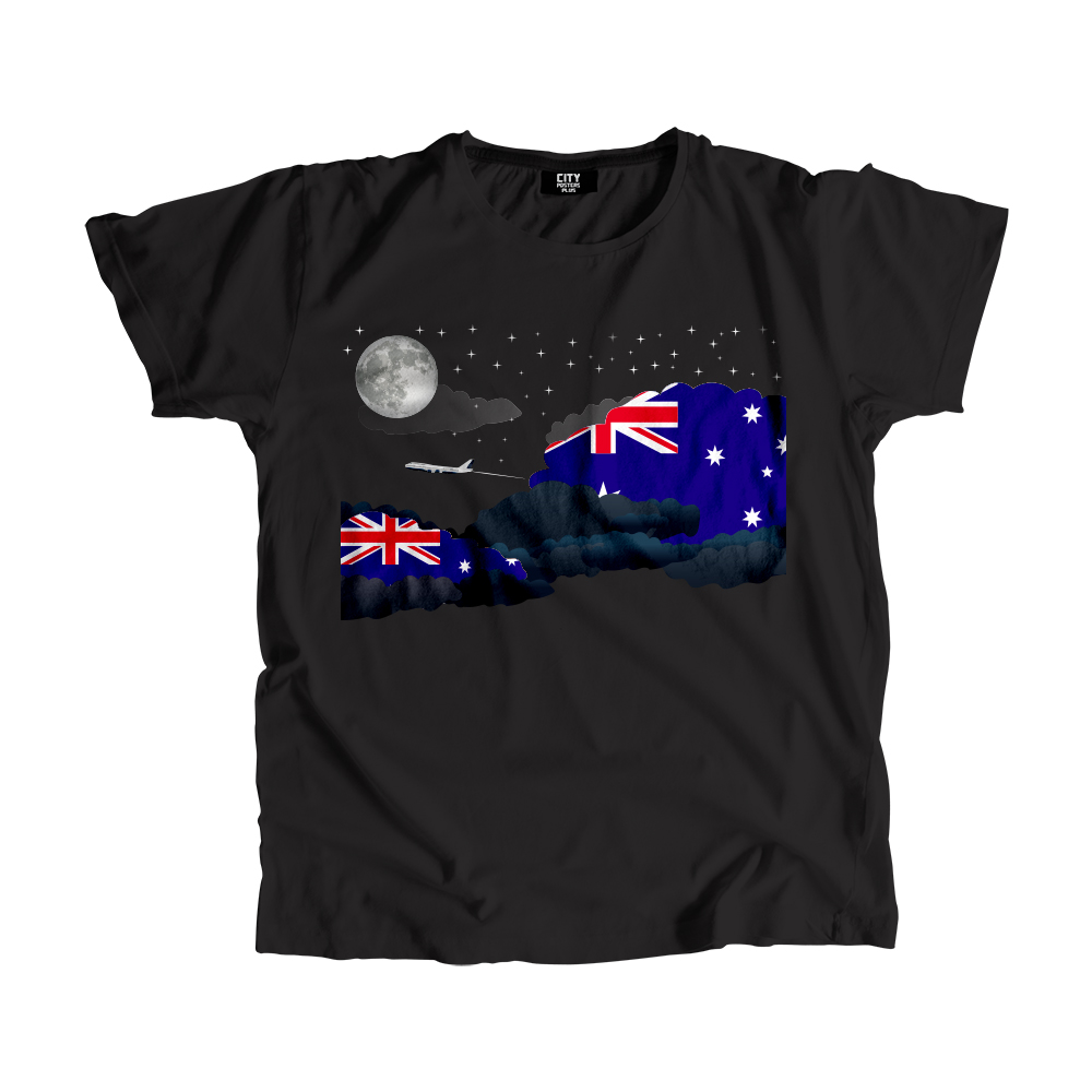 Australia Night Clouds Men Unisex T-Shirt