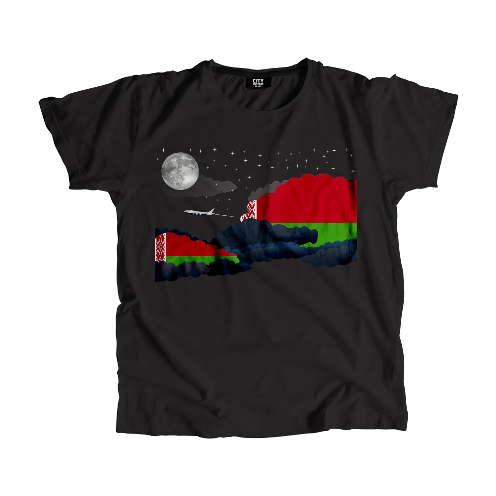 Belarus Night Clouds Men Unisex T-Shirt