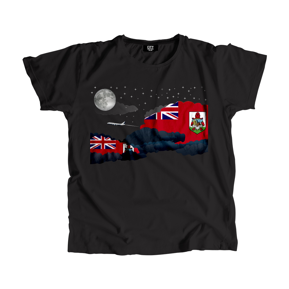 Bermuda Night Clouds Men Unisex T-Shirt