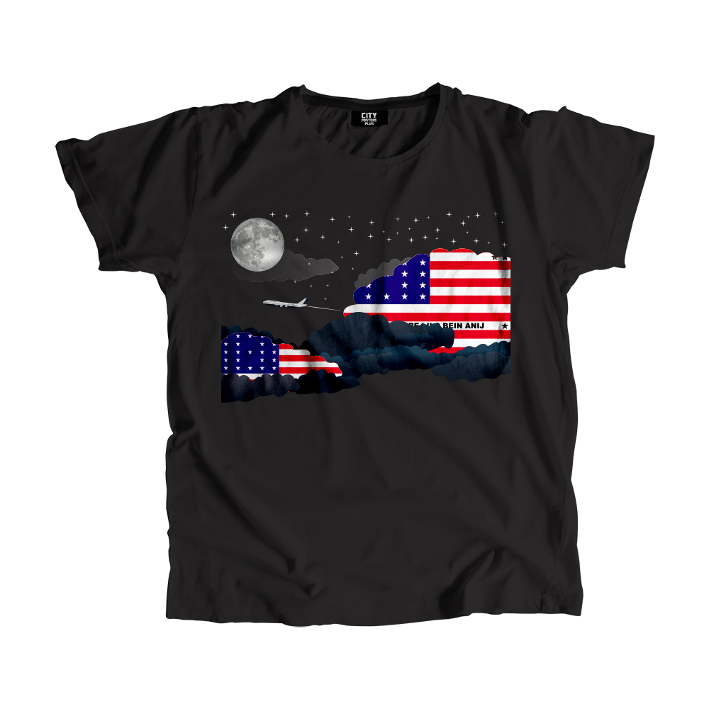 Bikini Atoll Night Clouds Men Unisex T-Shirt