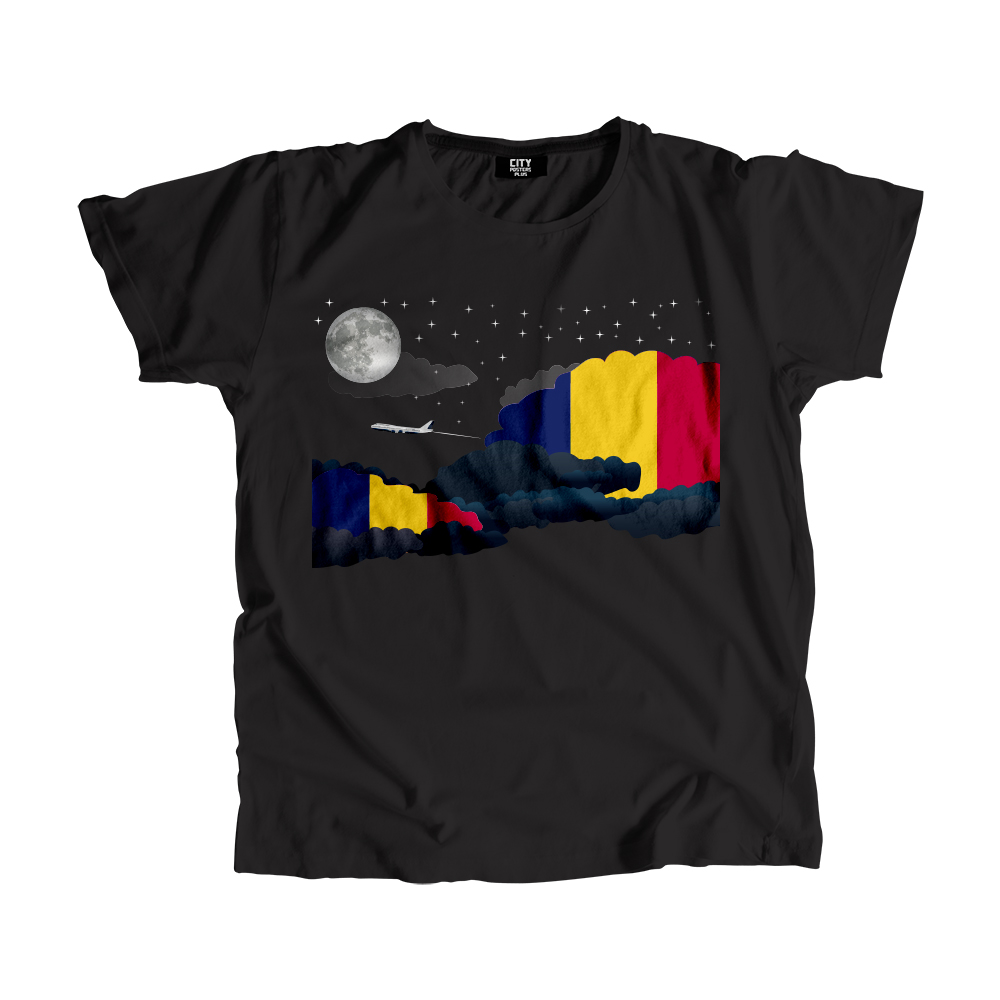 Chad Night Clouds Men Unisex T-Shirt