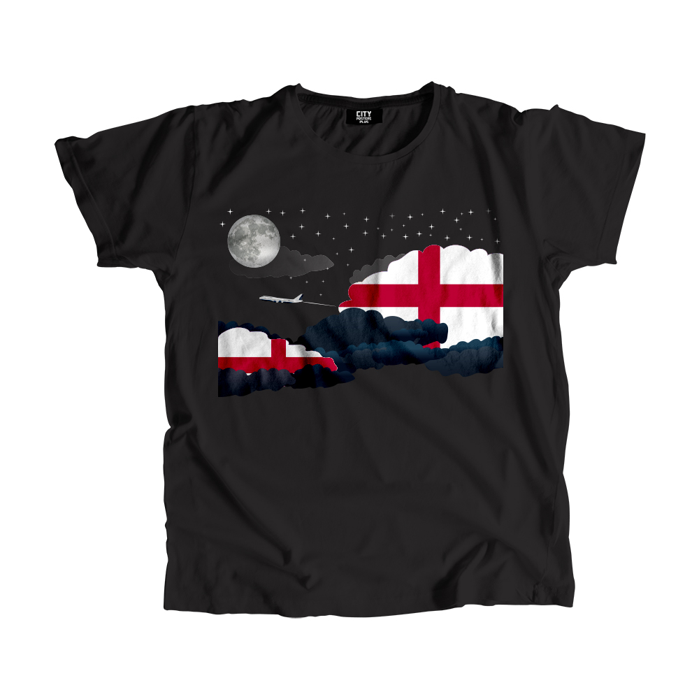 England Night Clouds Men Unisex T-Shirt