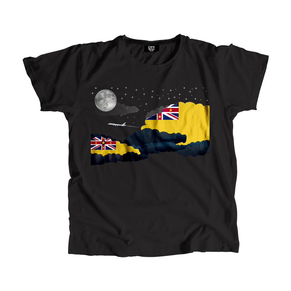 Niue Night Clouds Men Unisex T-Shirt