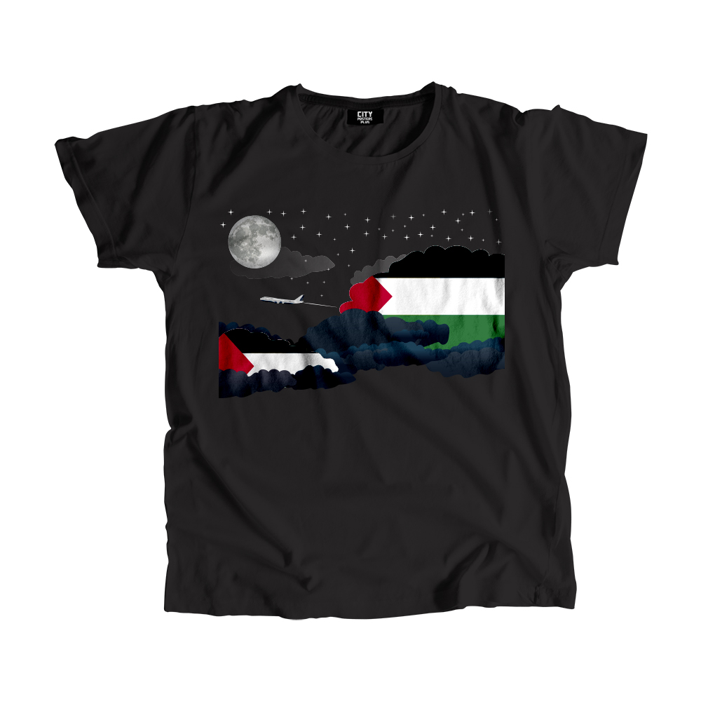 Palestine Night Clouds Men Unisex T-Shirt
