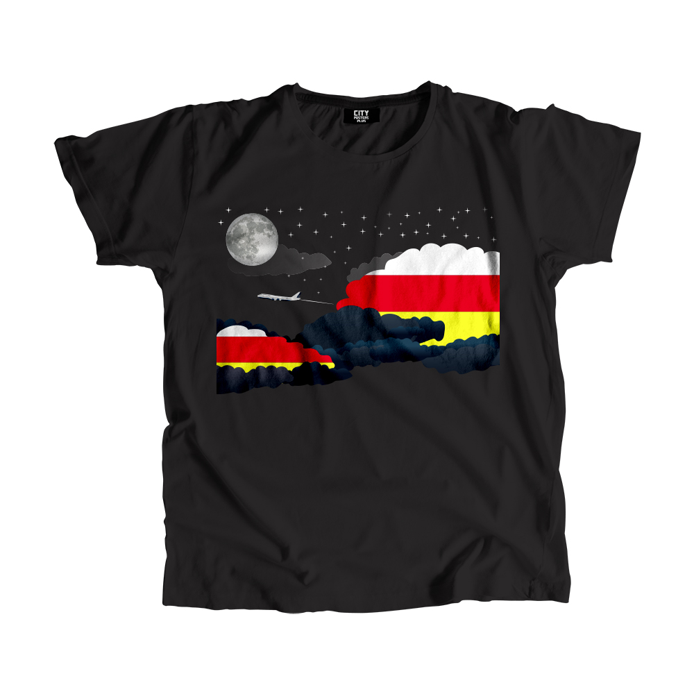 South Ossetia Night Clouds Men Unisex T-Shirt