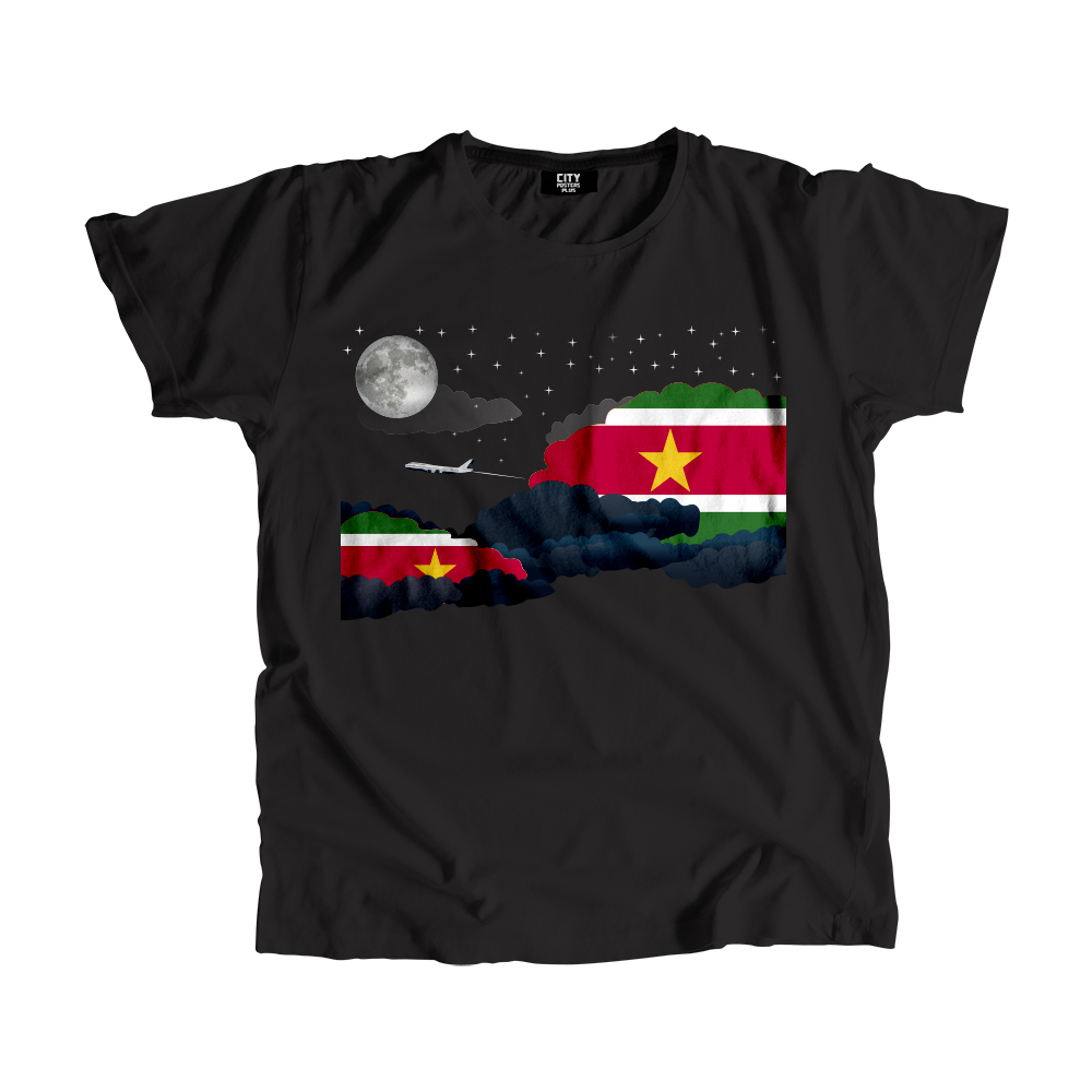 Suriname Night Clouds Men Unisex T-Shirt