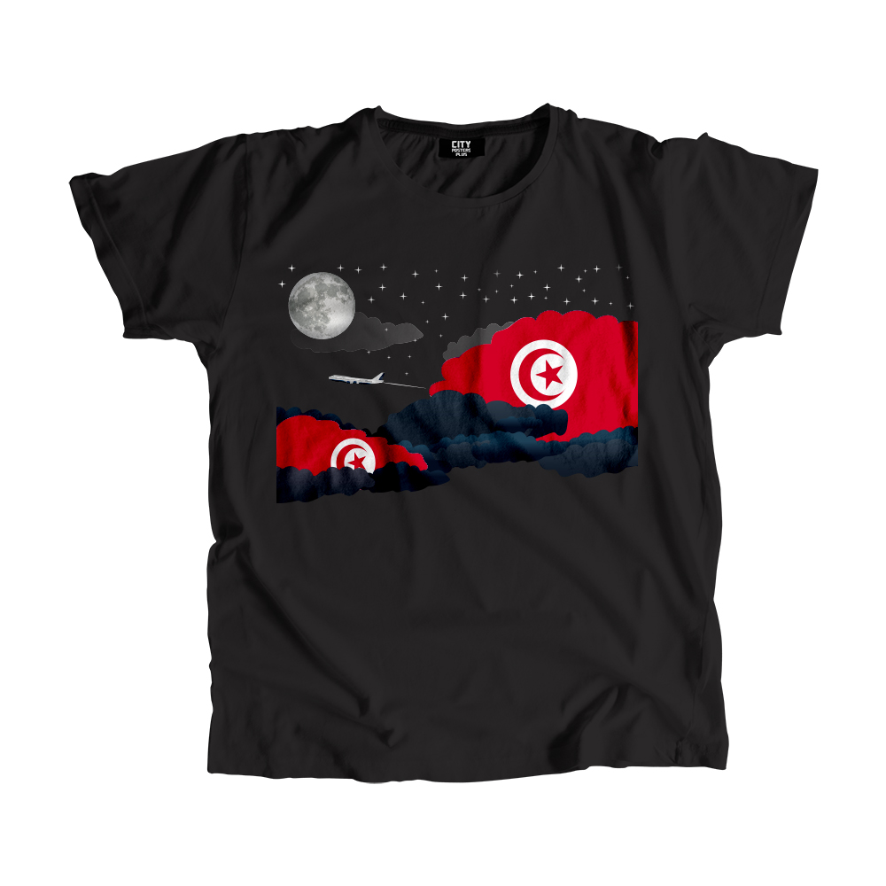 Tunisia Night Clouds Men Unisex T-Shirt