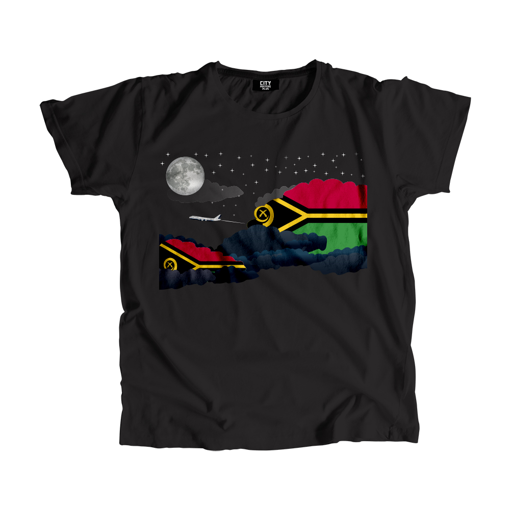 Vanuatu Night Clouds Men Unisex T-Shirt
