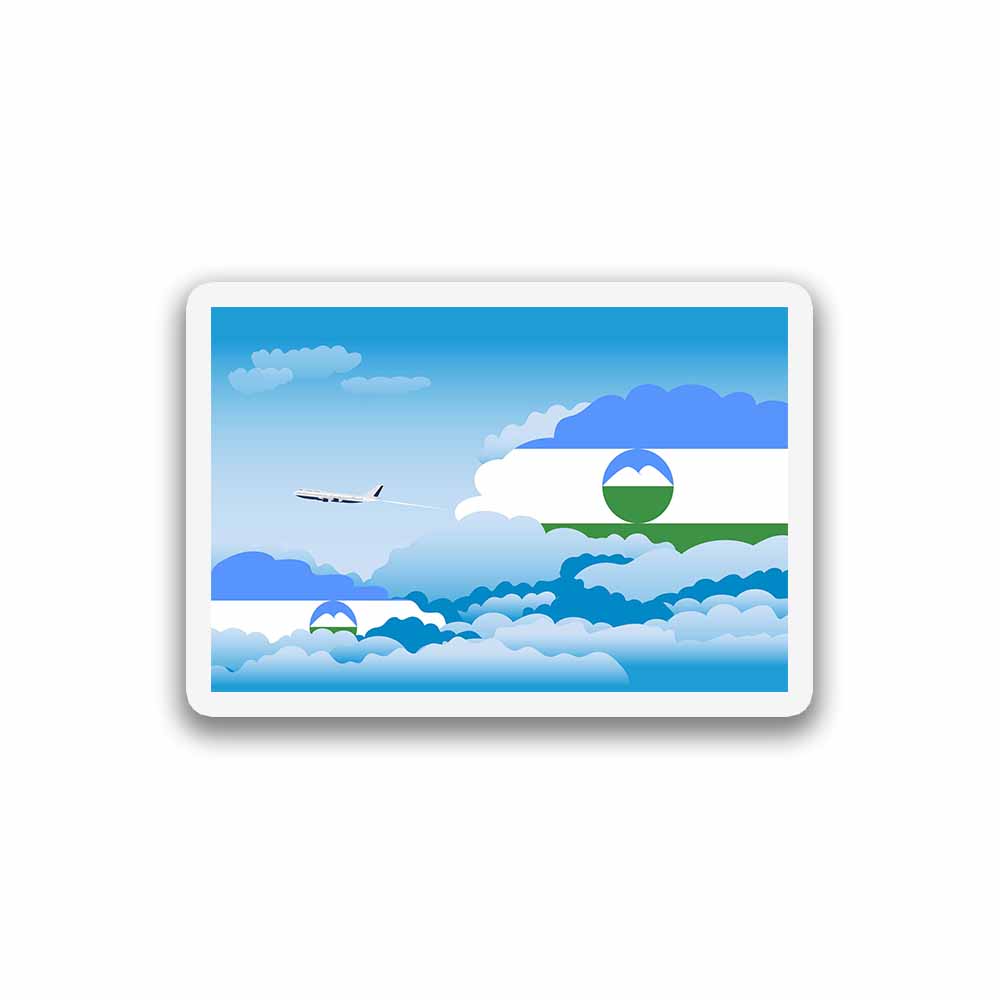 Kabardino Balkaria Day Clouds Sticker
