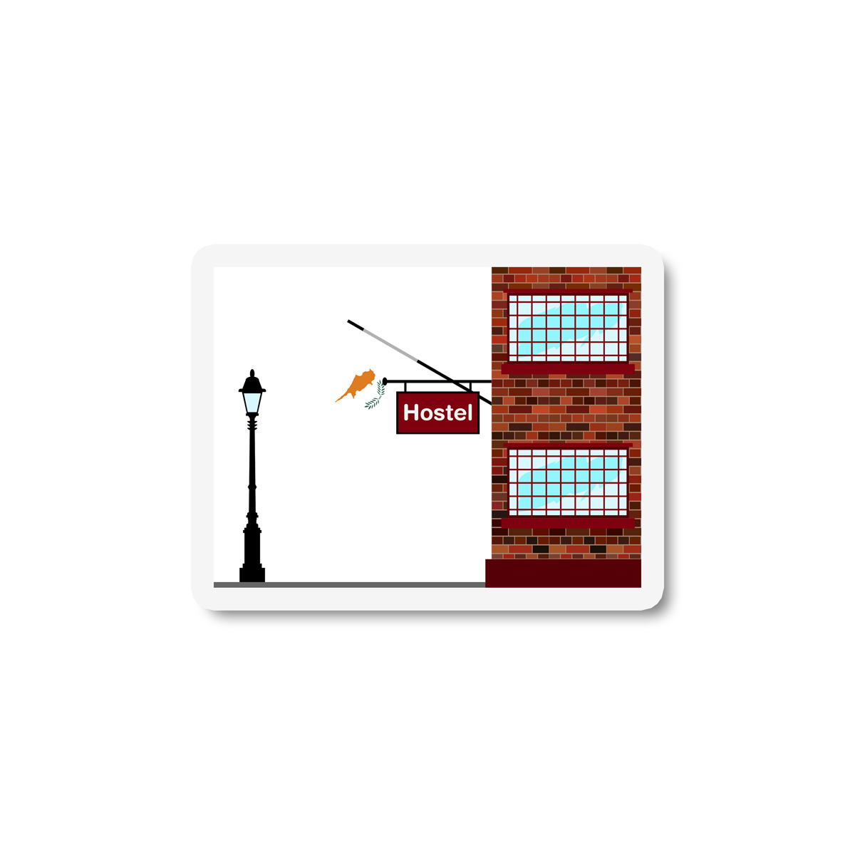 Cyprus Hostels Sticker
