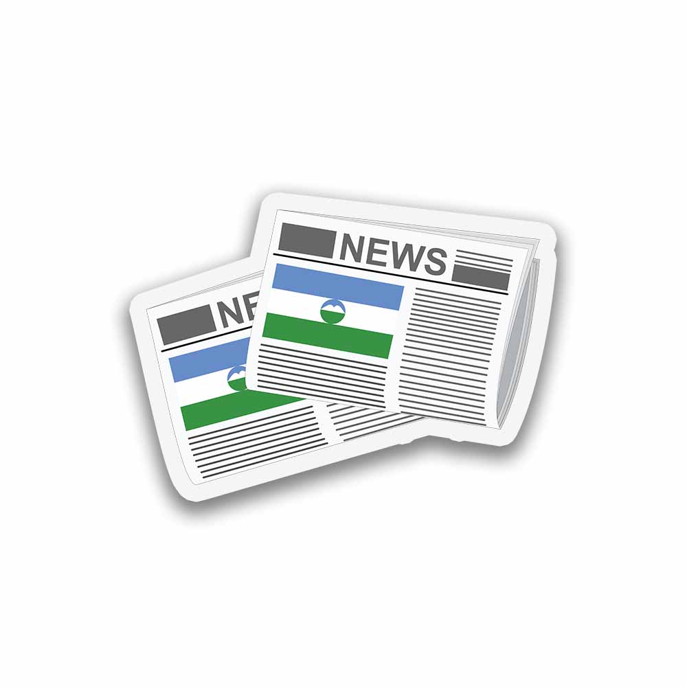 Kabardino Balkaria Newspapers Sticker