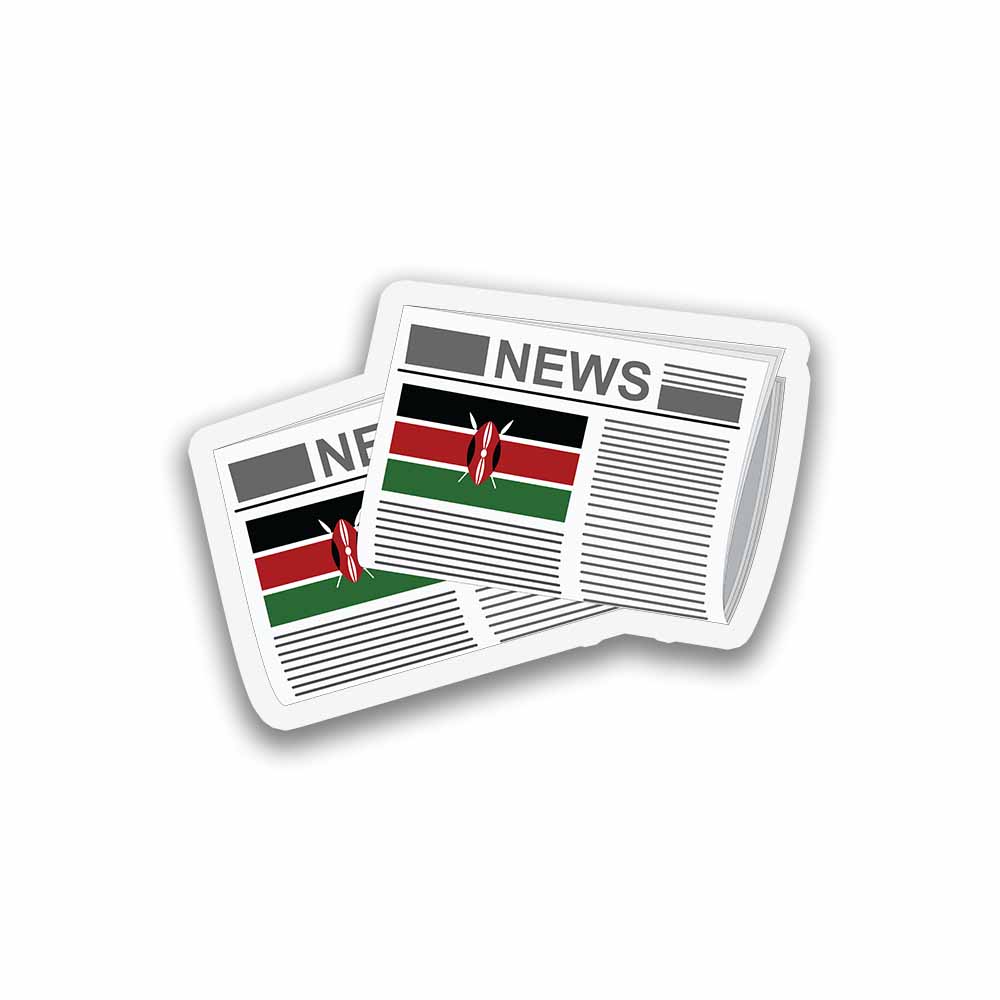 Kenya Newspapers Sticker