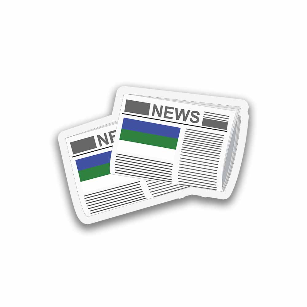 Komi Newspapers Sticker