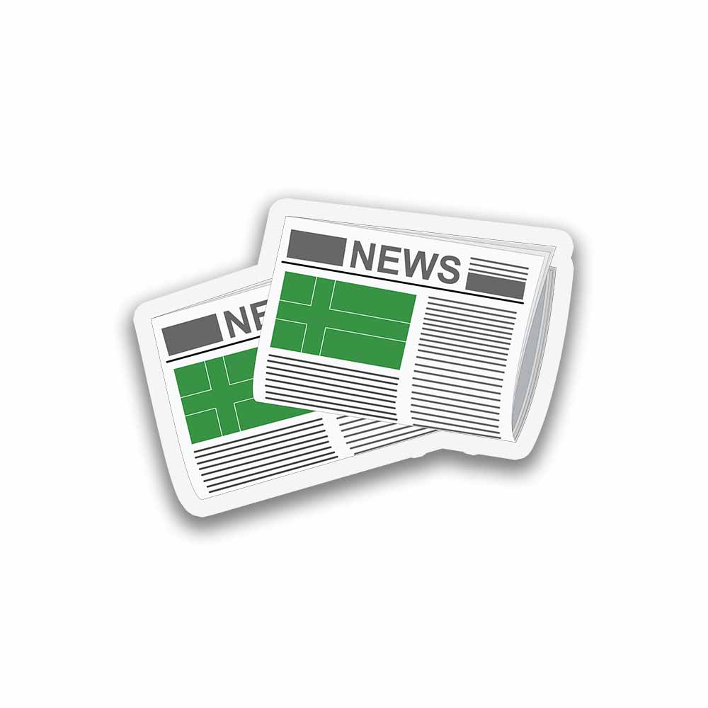 Ladonia Newspapers Sticker