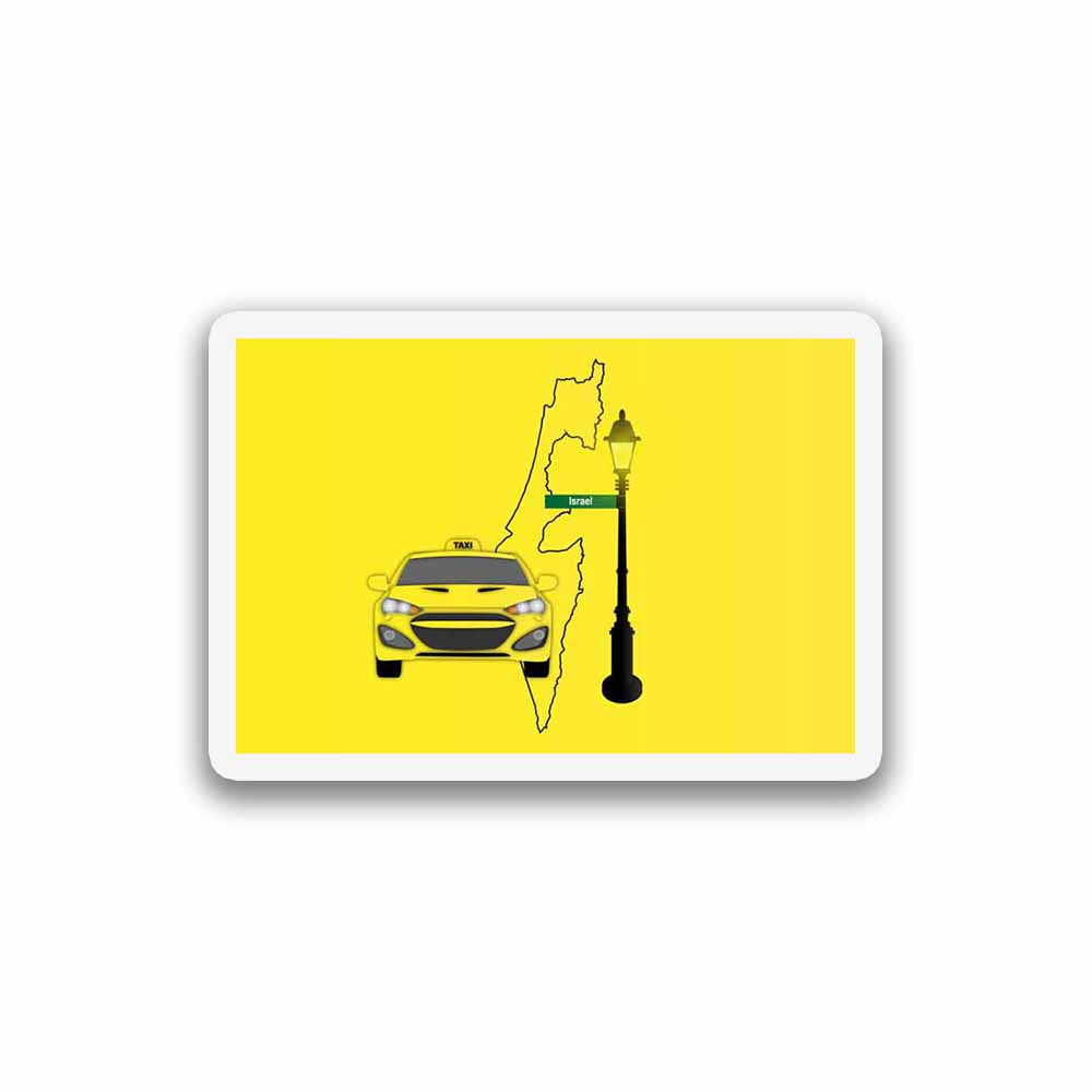 Israel Taxi Sticker